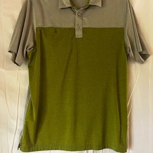 Callaway Green and Gray Golf Polo Shirt Sporty Style